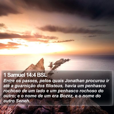 1 Samuel 14:4 BSL Bible Verse Image