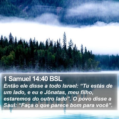 1 Samuel 14:40 BSL Bible Verse Image