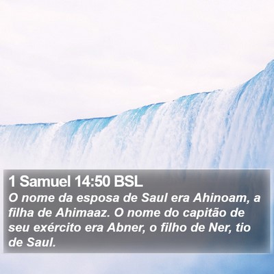 1 Samuel 14:50 BSL Bible Verse Image