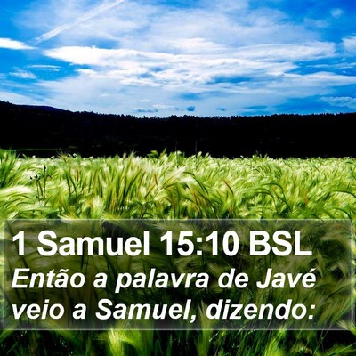 1 Samuel 15:10 BSL Bible Verse Image