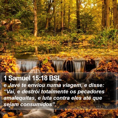 1 Samuel 15:18 BSL Bible Verse Image