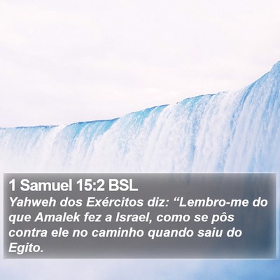 1 Samuel 15:2 BSL Bible Verse Image