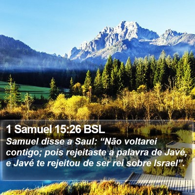 1 Samuel 15:26 BSL Bible Verse Image