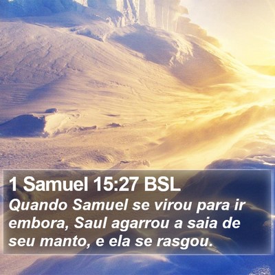 1 Samuel 15:27 BSL Bible Verse Image