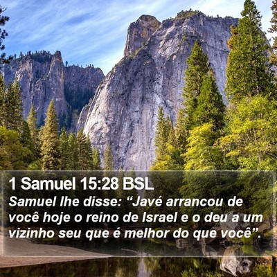 1 Samuel 15:28 BSL Bible Verse Image