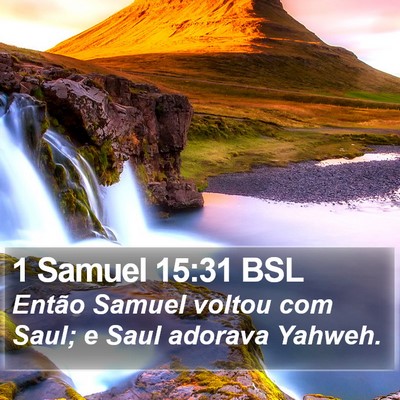 1 Samuel 15:31 BSL Bible Verse Image
