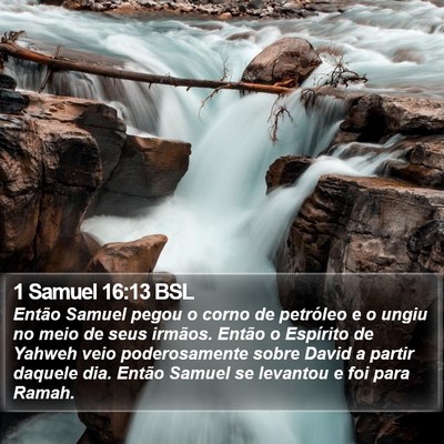 1 Samuel 16:13 BSL Bible Verse Image
