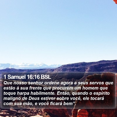 1 Samuel 16:16 BSL Bible Verse Image