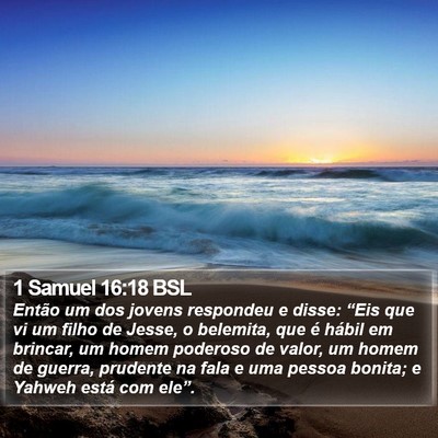 1 Samuel 16:18 BSL Bible Verse Image