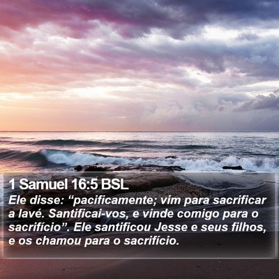 1 Samuel 16:5 BSL Bible Verse Image