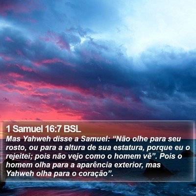 1 Samuel 16:7 BSL Bible Verse Image