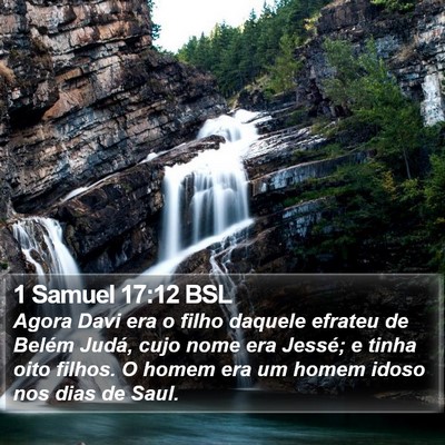 1 Samuel 17:12 BSL Bible Verse Image