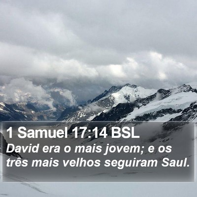 1 Samuel 17:14 BSL Bible Verse Image