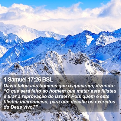1 Samuel 17:26 BSL Bible Verse Image
