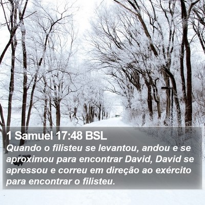 1 Samuel 17:48 BSL Bible Verse Image