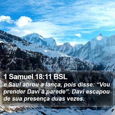 1 Samuel 18:11 BSL Bible Verse Image