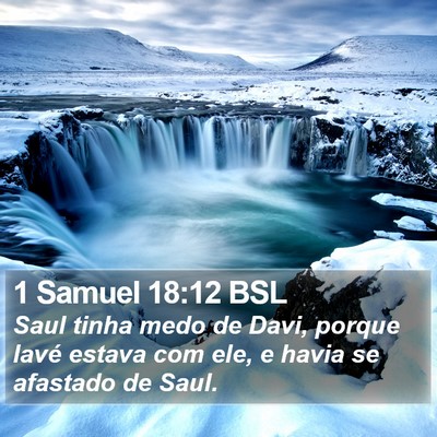 1 Samuel 18:12 BSL Bible Verse Image