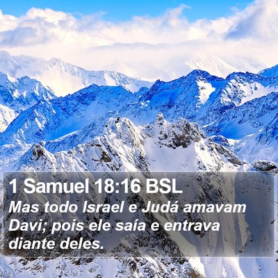 1 Samuel 18:16 BSL Bible Verse Image