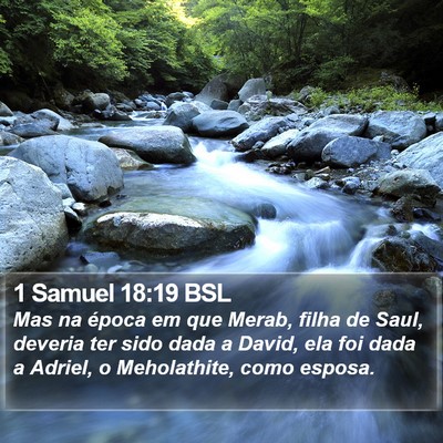 1 Samuel 18:19 BSL Bible Verse Image