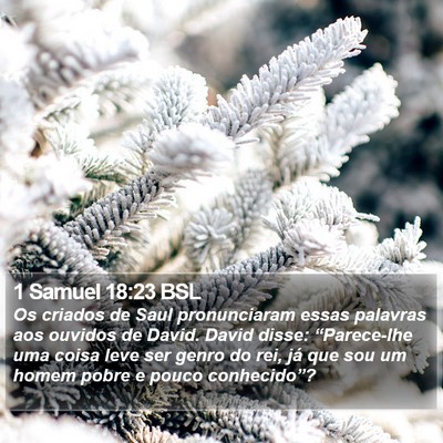 1 Samuel 18:23 BSL Bible Verse Image