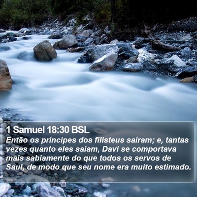 1 Samuel 18:30 BSL Bible Verse Image