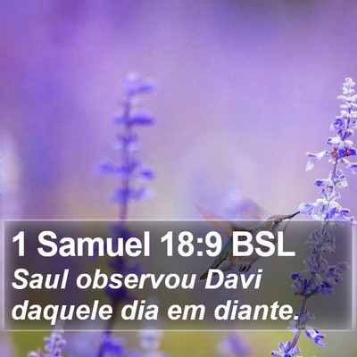 1 Samuel 18:9 BSL Bible Verse Image
