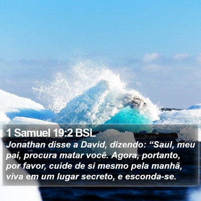 1 Samuel 19:2 BSL Bible Verse Image