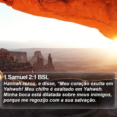 1 Samuel 2:1 BSL Bible Verse Image