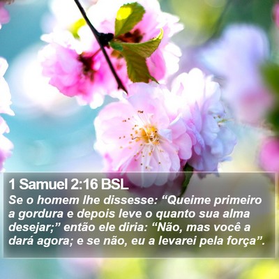 1 Samuel 2:16 BSL Bible Verse Image