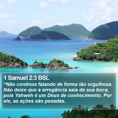 1 Samuel 2:3 BSL Bible Verse Image