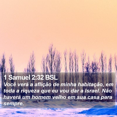 1 Samuel 2:32 BSL Bible Verse Image