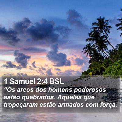 1 Samuel 2:4 BSL Bible Verse Image