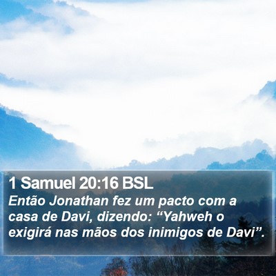 1 Samuel 20:16 BSL Bible Verse Image