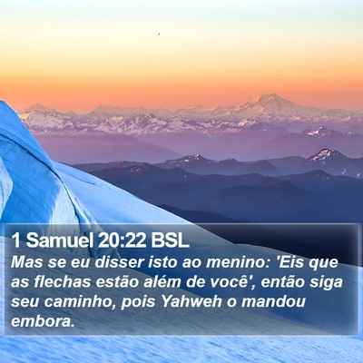 1 Samuel 20:22 BSL Bible Verse Image