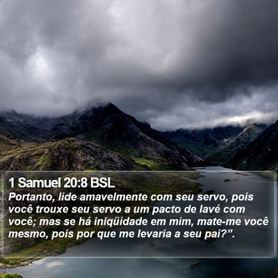 1 Samuel 20:8 BSL Bible Verse Image