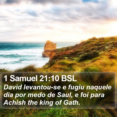 1 Samuel 21:10 BSL Bible Verse Image