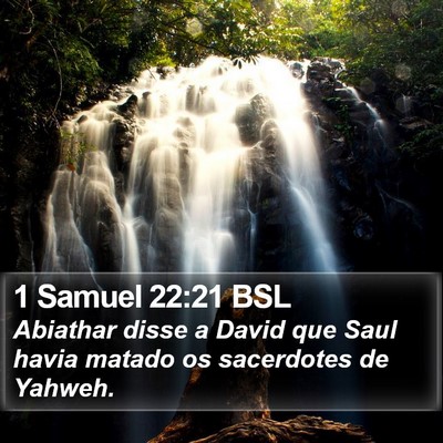 1 Samuel 22:21 BSL Bible Verse Image