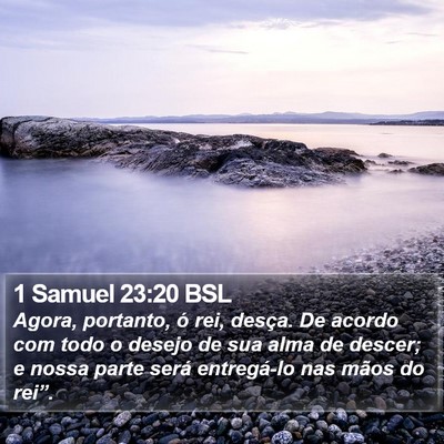 1 Samuel 23:20 BSL Bible Verse Image