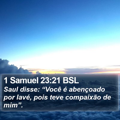 1 Samuel 23:21 BSL Bible Verse Image