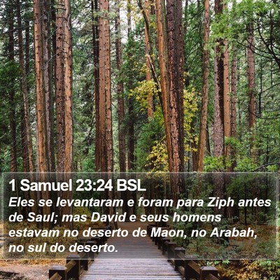 1 Samuel 23:24 BSL Bible Verse Image