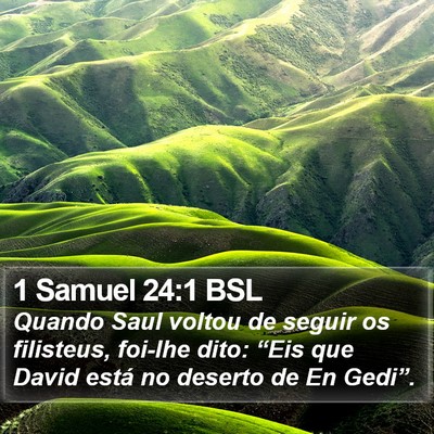 1 Samuel 24:1 BSL Bible Verse Image