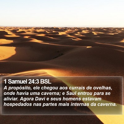 1 Samuel 24:3 BSL Bible Verse Image