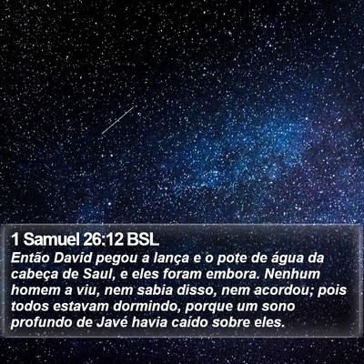 1 Samuel 26:12 BSL Bible Verse Image