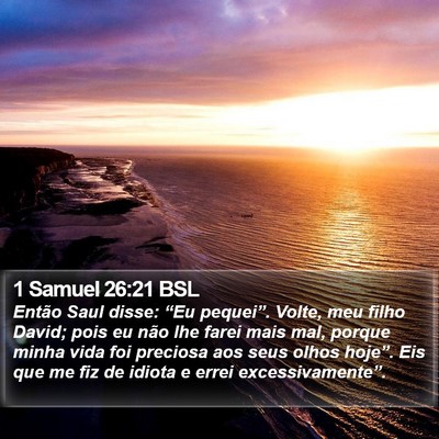 1 Samuel 26:21 BSL Bible Verse Image