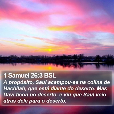 1 Samuel 26:3 BSL Bible Verse Image