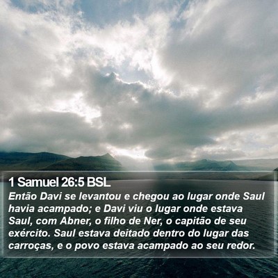 1 Samuel 26:5 BSL Bible Verse Image