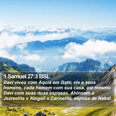 1 Samuel 27:3 BSL Bible Verse Image