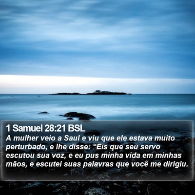 1 Samuel 28:21 BSL Bible Verse Image