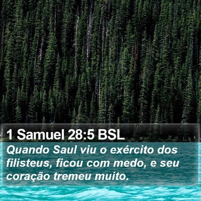 1 Samuel 28:5 BSL Bible Verse Image