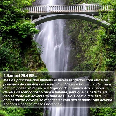 1 Samuel 29:4 BSL Bible Verse Image
